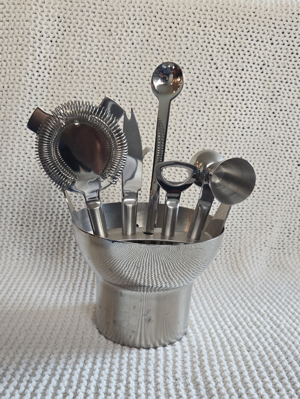 Bar Tool Set Silver